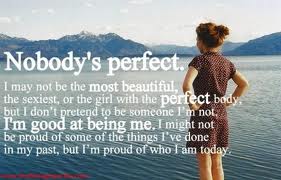 no bodys perfect